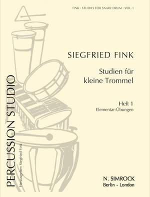 Fink, S: Studies for Snare Drum Vol. 1