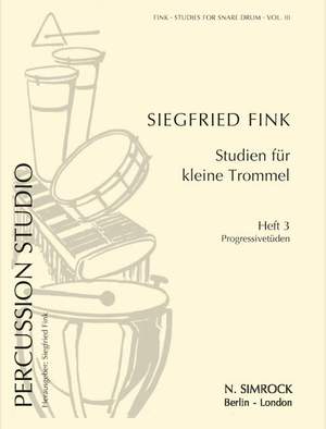 Fink, S: Studies for Snare Drum Vol. 3