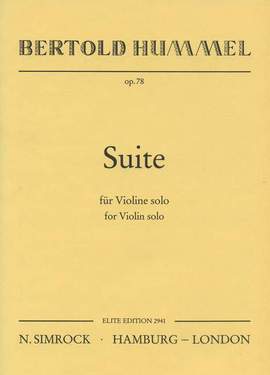 Hummel, B: Suite op. 78