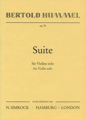 Hummel, B: Suite op. 78