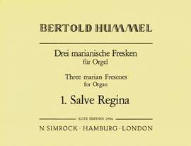 Hummel, B: Drei marianische Fresken op. 42