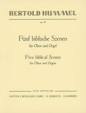 Hummel, B: Five Biblical Scenes op. 45