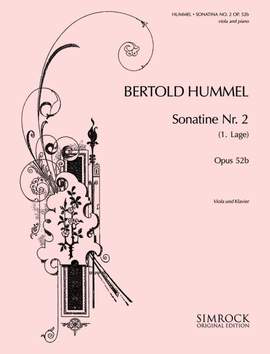 Hummel, B: Sonatine Nr. 2 op. 52b