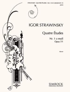 Stravinsky, I: Four Studies op. 7/1