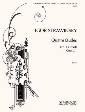 Stravinsky, I: Vier Etüden C minor op. 7/1