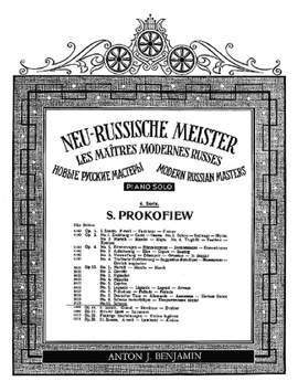 Prokofiev, S: Scherzo Humoristique A minor op. 12/10