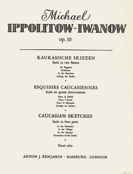 Ippolitow-Iwanow, M: Kaukasische Skizzen op. 10