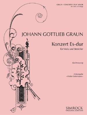 Graun, J G: Concerto E-flat Major