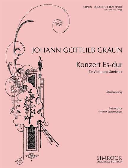 Graun, J G: Concerto E-flat Major E flat major