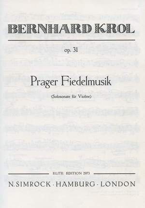 Krol, B: Prager Fiedelmusik op. 31