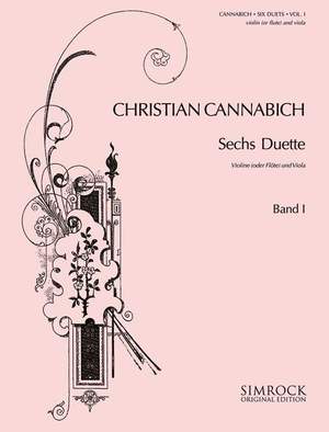 Cannabich, C: Sechs Duette Issue 1