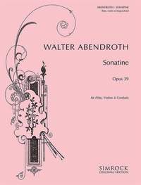 Abendroth, W: Sonatina op. 39