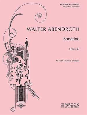 Abendroth, W: Sonatine op. 39