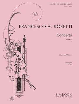 Rosetti, F A: Concerto D Minor D minor