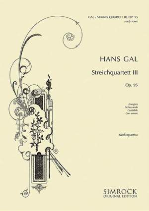 Gál, H: String Quartet 3 op. 95