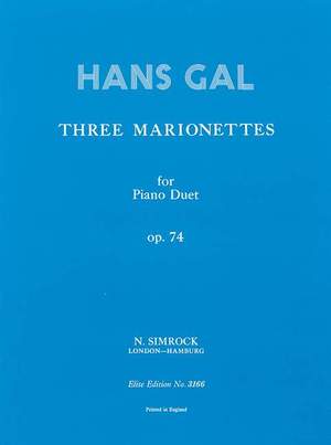 Gál, H: Three Marionettes op. 74