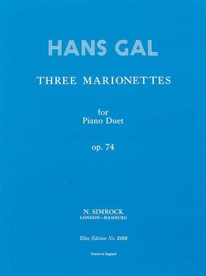 Gál, H: Drei Marionetten op. 74