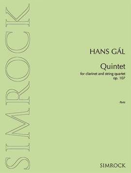 Gál, H: Quintet D major op. 107