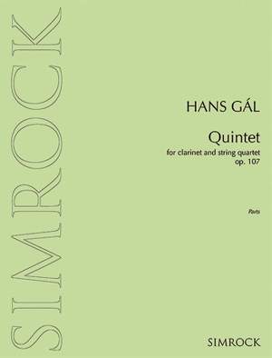 Gál, H: Quintet op. 107