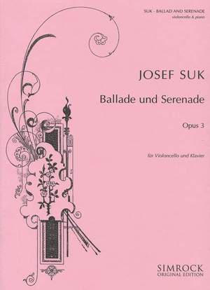 Suk, J: Ballad and Serenade op. 3 Product Image
