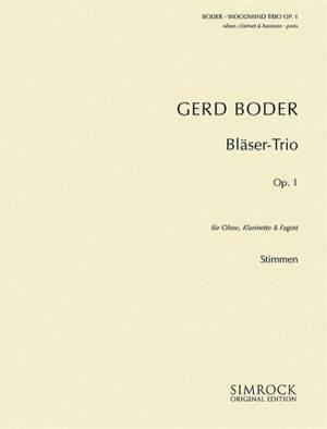 Boder, G: Bläser-Trio op. 1