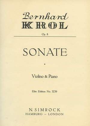 Krol, B: Sonate op. 8