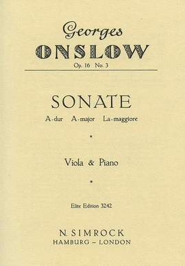 Onslow, G: Sonata in A Major A major op. 16/3