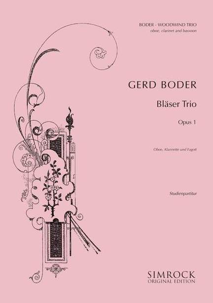 Boder, G: Bläser-Trio op. 1