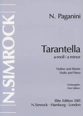 Paganini, N: Tarantella a-Moll A minor