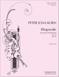 Korn, P J: Rhapsody op. 14