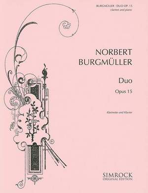Burgmueller, N: Duo op. 15