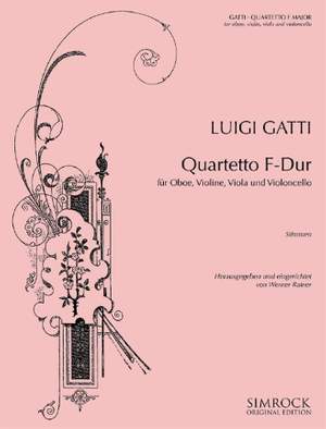 Gatti, L: Quartetto F-Dur F major