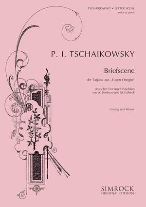 Tchaikovsky: Letter Scene (Eugene Onegin) op. 24