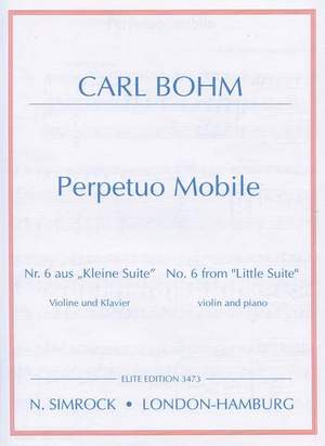 Bohm, C: Perpetuo mobile in D