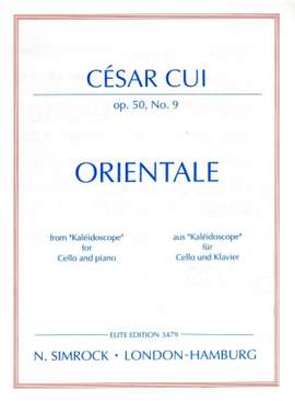 Cui, C: Orientale op. 50/9