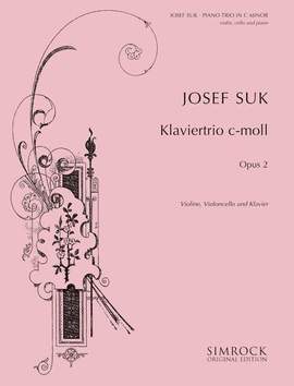 Suk, J: Klaviertrio c-Moll C minor op. 2