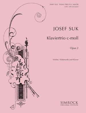 Suk, J: Klaviertrio c-Moll C minor op. 2