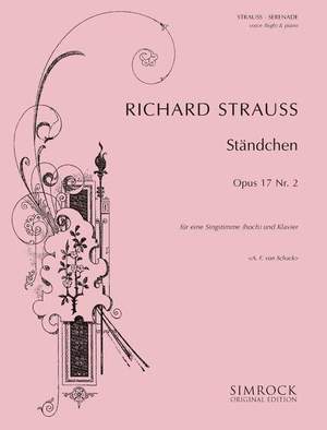 Strauss, R: Six Songs op. 17/2
