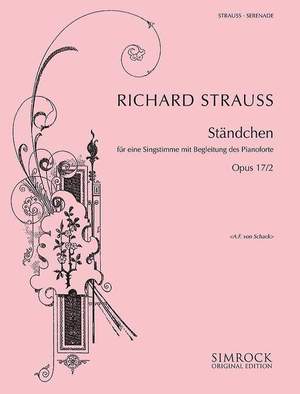 Strauss, R: Six Songs op. 17/2