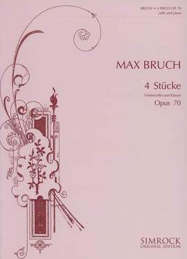 Bruch, M: Vier Stücke op. 70