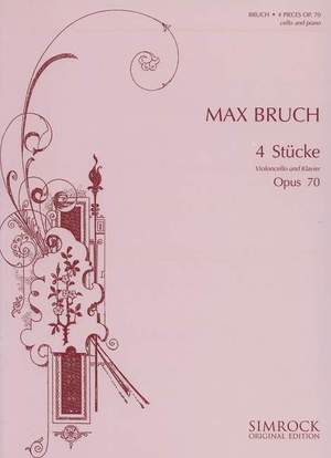 Bruch, M: Four Pieces op. 70