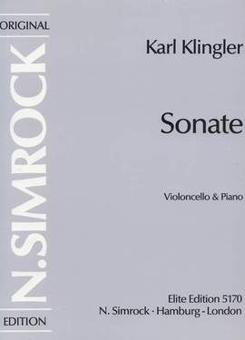 Klingler, K: Sonate a-Moll