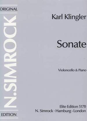 Klingler, K: Sonate a-Moll