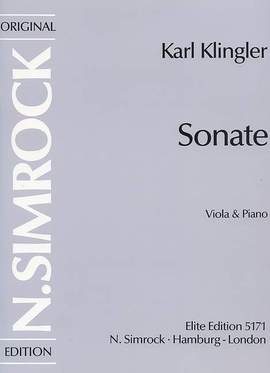 Klingler, K: Sonate d-Moll D minor