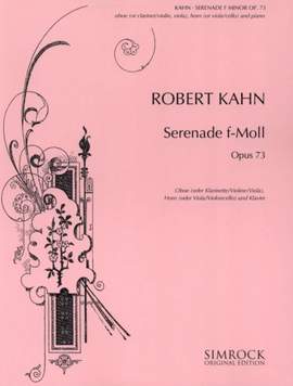 Kahn, R: Serenade f-Moll F minor op. 73