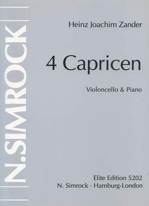 Zander, H J: Vier Capricen