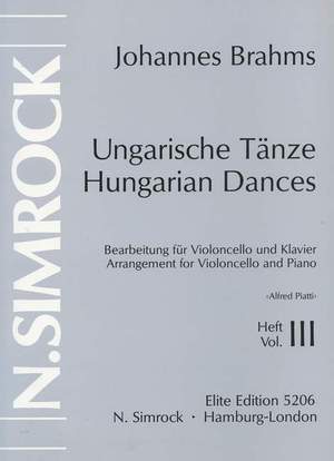 Brahms, J: Hungarian Dances Vol. 3