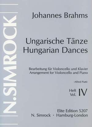 Brahms, J: Hungarian Dances Vol. 4