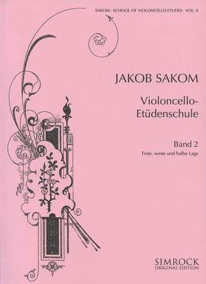 School of Violoncello Etudes Book 2
