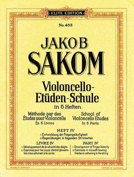 School of Violoncello Etudes Issue 4